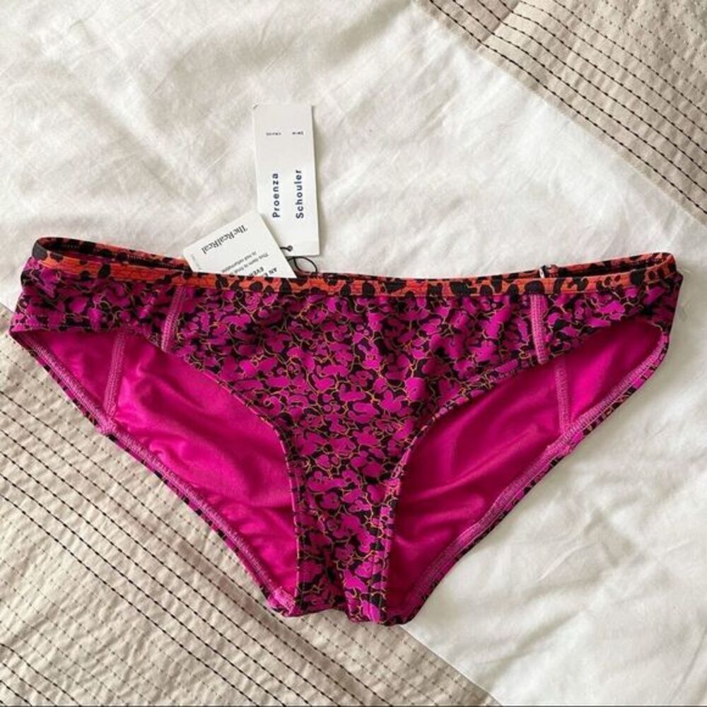PROENZA SCHOULER Pink Black Bikini Bottoms